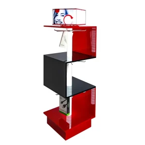 Factory Professional Custom Countertop Acrylic Smart Door Lock Display Stand Rack Auto Spinning Display Rack