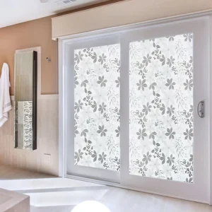 Factory Removable Pvc Glass Decoration Sticker Static Cling Film for Bathroom Office Hotel Window Glass