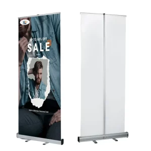 Factory Roll up Banner Stand Aluminum 85x200cm Retractable Roll up Banner Stand for Advertising Pull up Exhibition