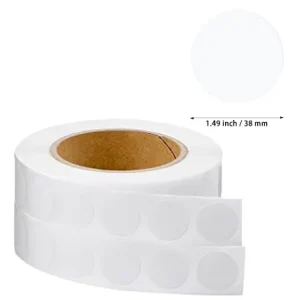 Factory Round Transparent Stickers Vinyl Waterproof Strong Adhesive Packing Box Sealing clear Labels