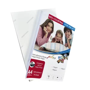 Factory Sale A4 Self Adhesive Photo Sticker Label Paper 115g-150gsm Glossy Surface Bead Material 50 Pages Safe Packaging for