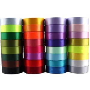 Factory Sales Promotion 100% Polyester Double Faced Satin Ribbon