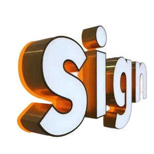 Factory Stainless Steel Illuminated Letters