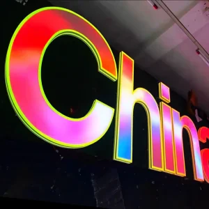 Factory Supply Neon LED Marquee Letters Alphabet Decor Color-Changing LED Letters Acrylic Resin Surface Indoor Outdoor Use