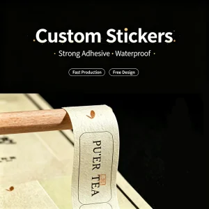 Factory Supply Self Adhesive Food Grade Waterproof Writable Masking Paper Label Yellow White Matte Sticker Label