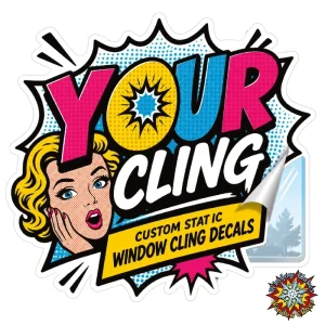 Factory Supply Static Cling Vinyl Roll Electrostatic Window Film for Promotional Graphics