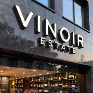 Factory Supply Waterproof Front-lit LED Signage Durable Storefront Metal Letters