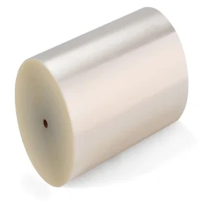 Factory Supply clear BOPP Jumbo Roll Cold Lamination Film Transparent Sticker for Label Lamination Self Adhesive Sticker Paper
