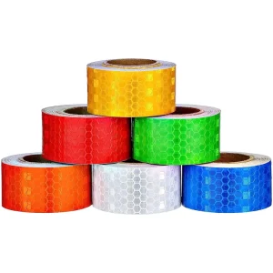 Factory Traffic Road Safety Sticker Label Underground Floor Reflective PVC Safety Warning Tape