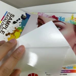 Factory UV Printable Poster Material White PP Self Adhesive Sticker Roll Film Film Cameras