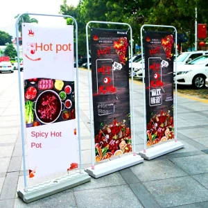 Factory Water Injection Door Type Art Deco Display Rack 80×180 Iron Thick Heavy Exhibition Advertising Vertical Floor Type Easy
