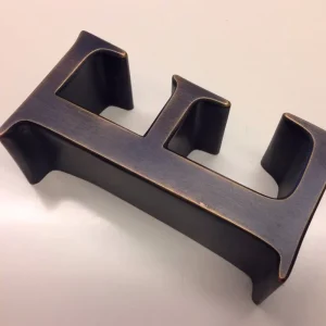 Factory Wholesaler Bronze Colored Decorative Metal Letters Polished Electronic Signs for Companies Hospitals Customizable Size
