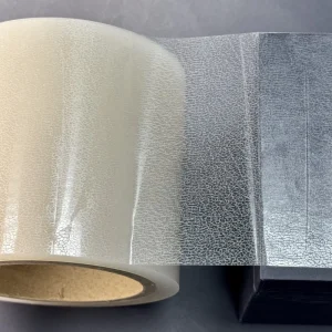 Factory direct Leather Textured Matte Cold Laminating Film Dermal Pattern Film with EVA self Adhesive