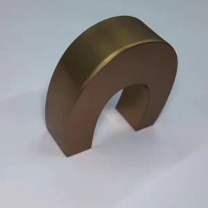 Factory-made Laser Cut Solid Brass Lettering Matte Metal Lettering Decorative Metal Signs for Office Shop