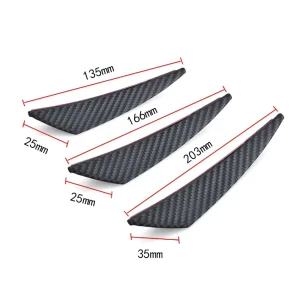 Fashion Anti-Collision Strips Scratch Resistant Carbon Fiber Car Accessories Stickers Decorative Car Parts
