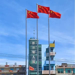 Fast Delivery 6M 12M 15M 18M 30M 60M Stainless Steel Flag Pole Aluminum Outdoor Commercial Flagpole