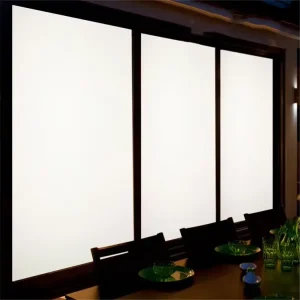 Fast Delivery Static Cling Frosted Glass Window Film Milky White Pet Vinyl Glass Film Frosted Film for Window