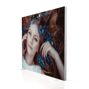 Fast Setup Custom Design Printing Standard Exhibition Booths Wide Scroll Exhibition Light Box Display Board Background Wall Cloth Poster for Event