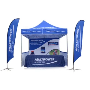 Fast Setup Pop-Up Canopy Tents with Custom Logo Digital Printing Techniques for Trade Shows and Advertising