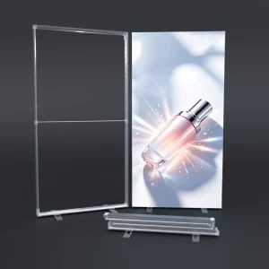 Fast Setup Z-Shaped Folding Lightbox Patented Modular Booth Solution Bulk Order Advertising High-Brightness Lightbox Stand