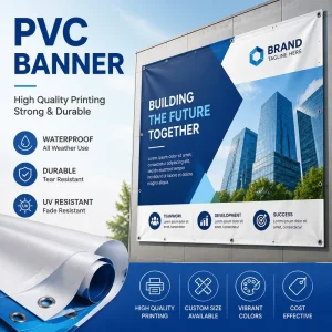 Fast Shipping Premium 13 Oz Event Vinyl Banner Custom Advertising Sign Banner Outdoor Display Vinyl Banner