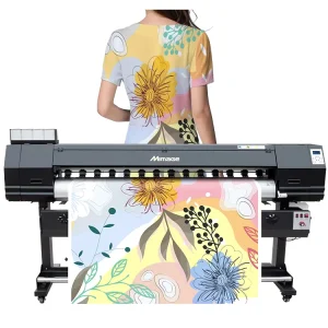 Fast Speed 1.6m 5ft XP600 i3200 Head Dye Sublimation Textile Fabric Inkjet Printing Machine