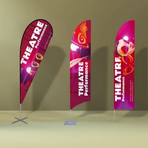 Feather Flag Flying Flags Banners Custom Advertising Beach Flags