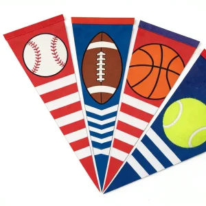 Felt Hanging Pennant Factory Price Customizable Patterns Reusable Polyester Felt for Advertising and Holiday Celebrations