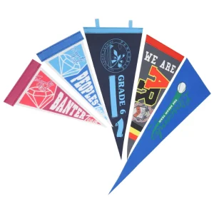 Felt Pennant Custom Sublimation Printing Outdoor Atmosphere Hanging Felt Pennant