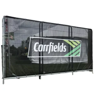 Fence Advertising Banner 100%Polyester Mesh Banner Custom Outdoor Promotion Banner Wind Resistant High Quality Fence Wrap