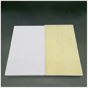 Fiberglass Ceiling Tiles With Rapid Installation Clip System With Square Tegular Narrow Edge Design