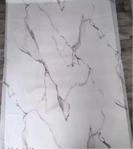 Fire Resistant Waterproof Luxury Eco Friendly Durable Flexible Classic High Glossy PVC Marble Sheet For Interior Decoration