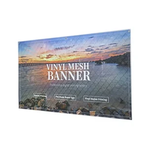 Fire Retardant Custom Vinyl Banner Robust Hanging PVC Banner for Grand Opening Event Promotion