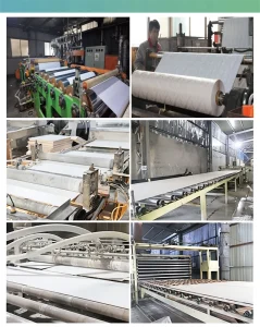 Fire resistant Moisture proof Modern Decorative PVC Gypsum Ceiling Film Roll 0.12mm Thickness High Gloss Surface Not Hotel