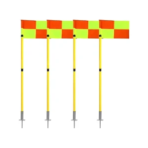 First Class Product Football Soccer Sports Training Field Corner Flag Pole Agility Spike Football Corner Banner