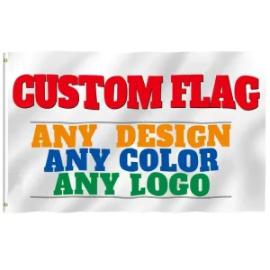 Flags with Logo 3x5FT Custom Print Double-Sided Polyester Nobori Flags Advertising Beach Flag