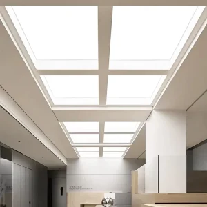 Flame Retardant Fireproof PVC Tension Cloth Ceiling with Aluminum Frame 10000 Lumens LED Light Box