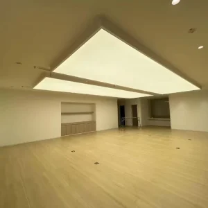 Flame Retardant Fireproof PVC Tension Cloth Ceiling with Aluminum Frame High Brightness LED Luminous Soft Film SEG Light Box