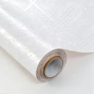 Flame Retardant White PVC Gypsum Ceiling Film 0.05 0.20mm Thickness for Commercial and Office Ceiling Applications