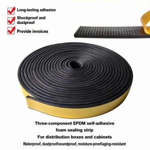 Flat Adhesive Self-adhesive Sealing Ternary Foam Strip Wear-resistant Waterproof and Anti-collision Strip