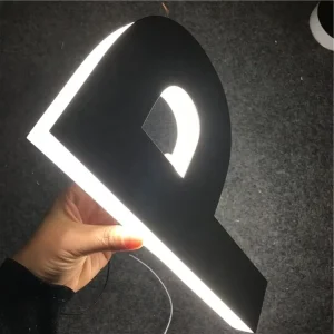 Flat Laser Cut 3D Backlit Letters Sign Acrylic LED Letter Logos LED Illuminated Sign for Company Signs