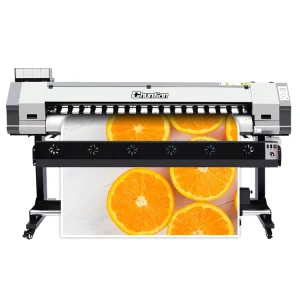 Flex Printing Machine Large Format Plotter 1.6m 1.8m Flex Banner Plotter Canvas Eco Solvent Printer