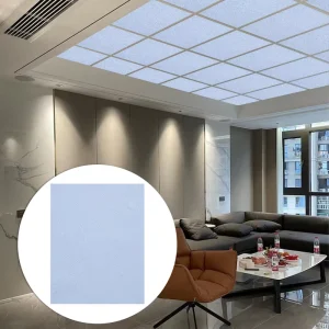Flexible 500-750m/Roll 975 154 Embossed PVC Gypsum Ceiling Film Vinyl Coated Film for Gypsum Board Lamination