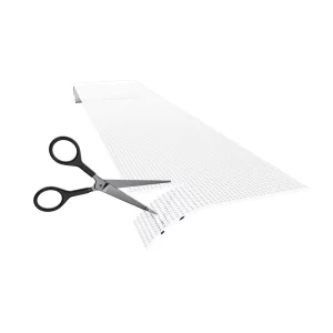 Flexible Cut LED Transparent Holographic Screen Adhesive Film Display for Shop Front Glass Marketing Showcase
