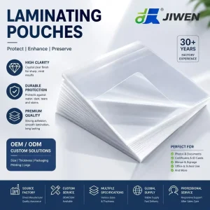 Flexible PET EVA Soft Protective Laminating Pouches Film High Transparency A4 A3 A2 A1 Sizes 3mil 10mil