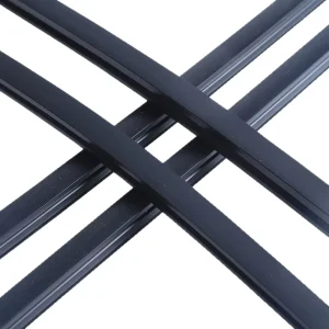 Flexible Silicone Anti Collision Strip Custom D Profile Rubber Seal for Cabinet Machine and Equipment Protection
