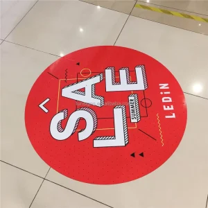Floor Decal Ads for Promotion Nonslip Floor Sticker