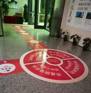 Floor Decal Ads for Promotion Nonslip Floor Sticker