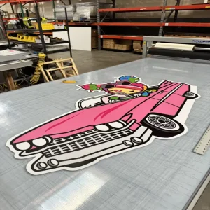 Floor Decal PVC Glossy Waterproof Durable Scratch Slip resistant Indoor Shopping Mall Advertising Stickers