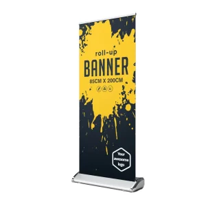 Floor Standing Retractable Pull up Banner Stand Advertising Rollup Display Roller Banner